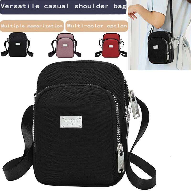 Multi-Color Mini Crossbody Bag, Versatile Casual, Multi-Compartment, Daily Outings, Fashionable & Practical XJ260129