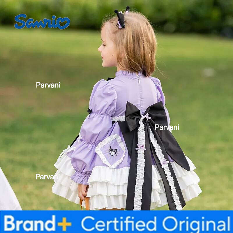 Sanrio Baby Girls Spring Lolita Dress for Birthday Easter Party Clothes Children Spanish Dresses Infants Turkish Boutique Ball Gowns H260206 - view 6