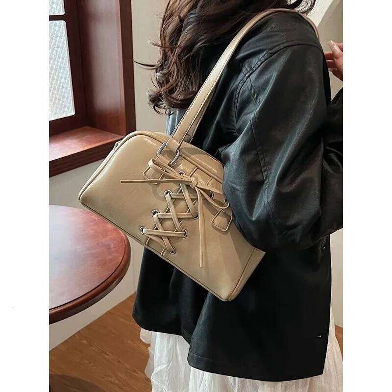 Large Capaci Women's Underarm Handbag 2025 New Autumn Winter Retro Single oulder Commuting Pillow Bag Y260205