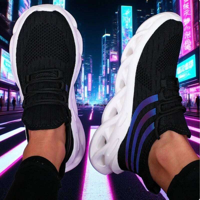 Unisex Men Mesh Breathable Women Casual Sneakers 2025 New Fashion Outdoor Lightweight Comfortable Athletic Running Shoes