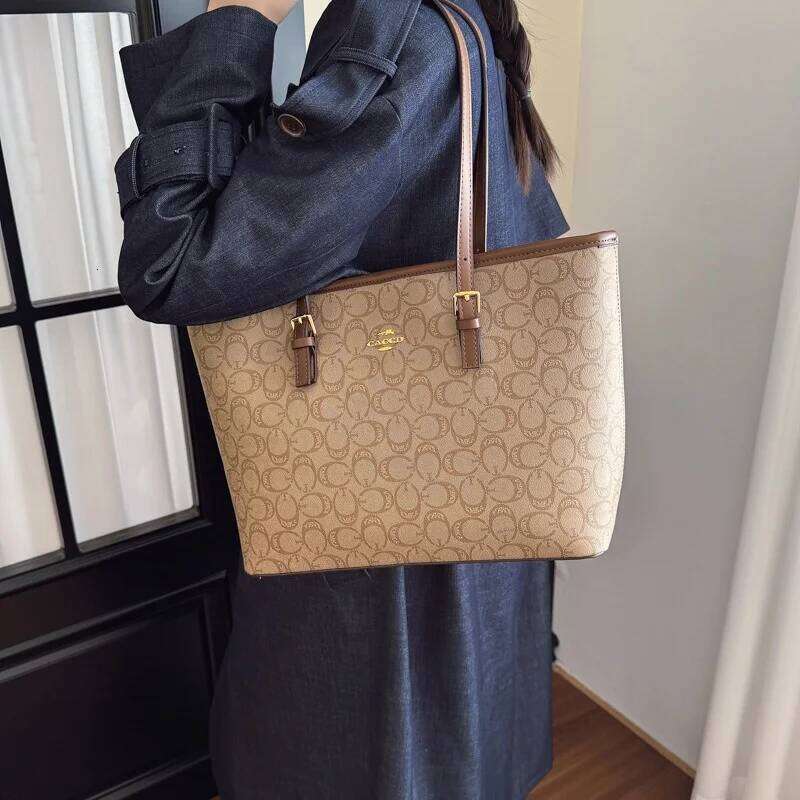 High End Women Luxury Handbag Elegant Tote Fashionable Leather Shoulder Vintage Style Crossbody Bag Classic Designer Y260205