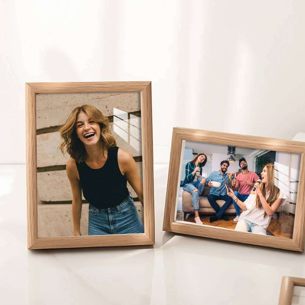 1pc Custom Photo Frame, Multiple Size Options, Can Be Wall-Mounted Picture Frames, Personalized Commemorative Gift, Home Decorations S260205