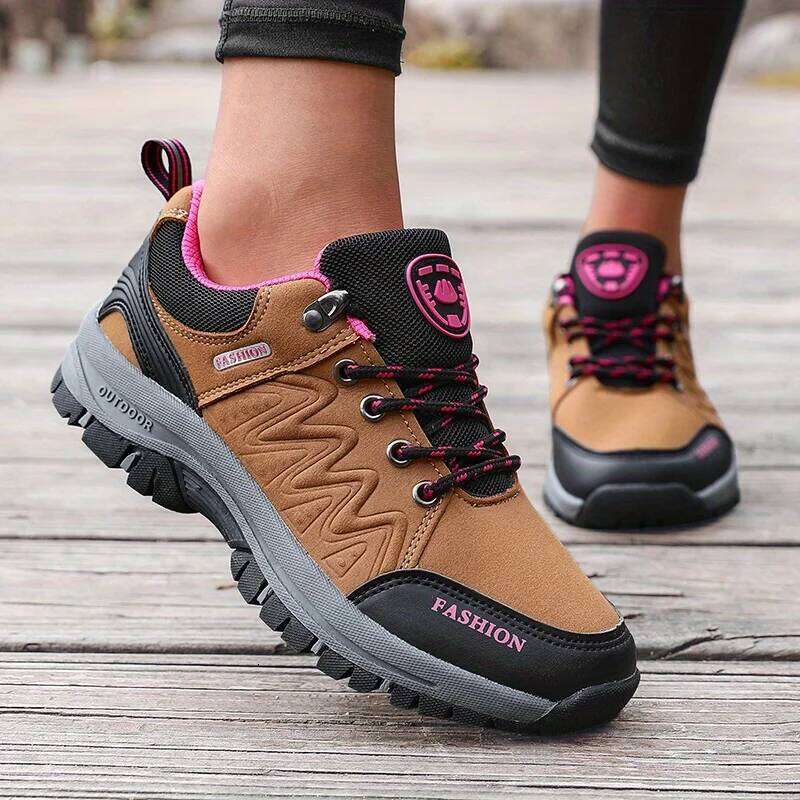 Women Outdoor Sports Platform Non Slip Casual Breathable Hiking Walking Sneakers Chunky Jogging Training Shoes