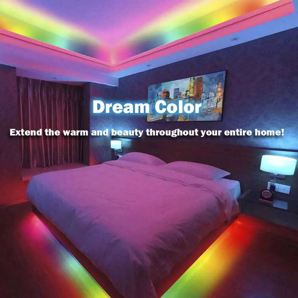5V Lights RGBIC Neon Strip Light Bluetooth 1M 2M 3M 5M Waterproof Flex Ribbon Led Tape for Room Wall Decor Z260206