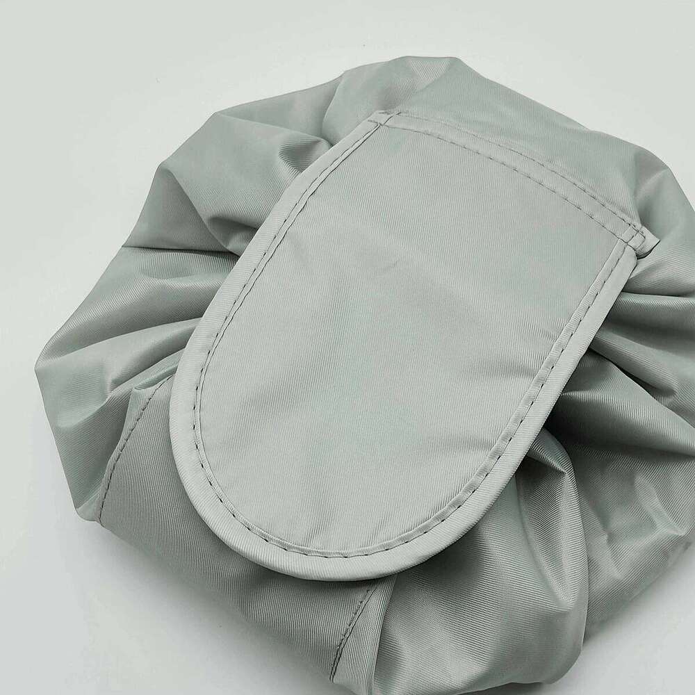 Polyester Lazy Drawstring Makeup Portable Travel Storage Bag One Pack Y260206
