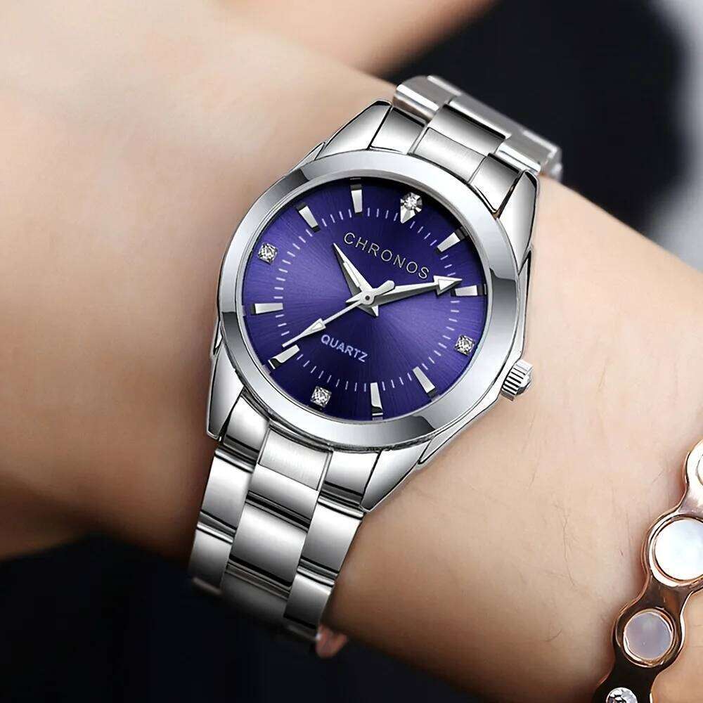 CHRONOS Elegant Women Watches Luxury Ladies Fashion Girls Wristwatch Quartz Movement Stainless Steel Gift for Female Girlfriend Z260206