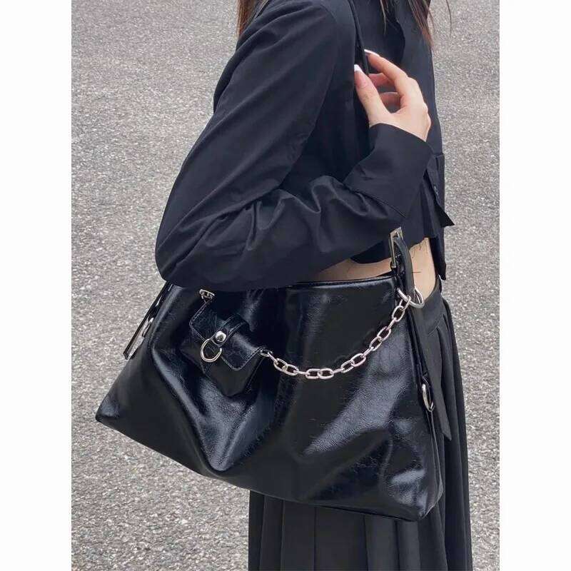 Faionable Large Capaci Women's Underarm Tote 2024 New Sle Single oulder Buet Bag Versatile Casual Handbag Y260205