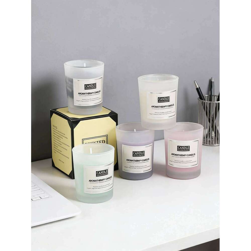 Aromatherapy plant wax gift box, suitable as a souvenir, made of soy wax, smokeless home fragrance pull candle H260205