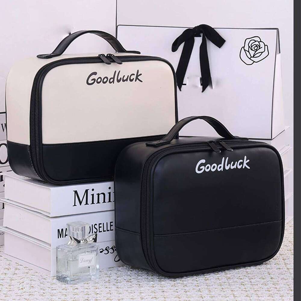 PU Bag For Women, Beauty Cosmetics Storage Bag, Makeup Brush Organizer, Business Travel Toiletries Sorting Bags Y260206