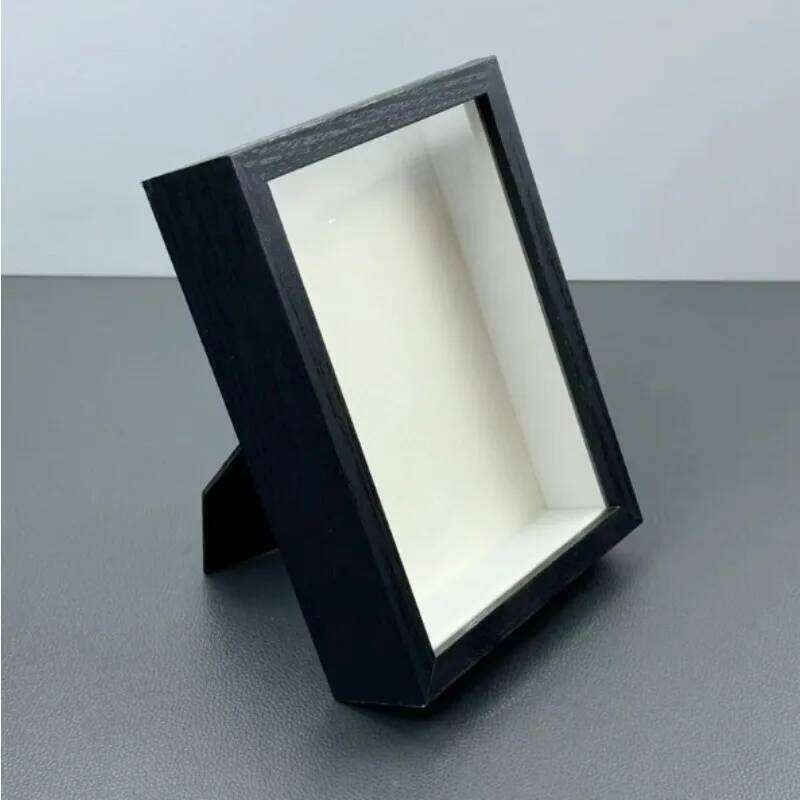 1pcs Nordic DIY Wood Picture Decor Shadow Box Depth 3cm Wooden Photo Frame for Displaying Three-Dimensional Works S260205