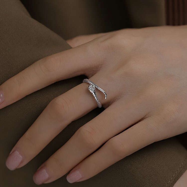 New Snake Zodiac Year Unisex Cool Trendy Fashion Personality Ring Open Rings