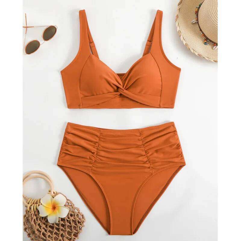 New Sexy Bikinis Push Up Swimsuits Women Swimwear For Female Beach Swim Wear Bathing Suits High Waist Bikini Set Pool Bather XJ260206