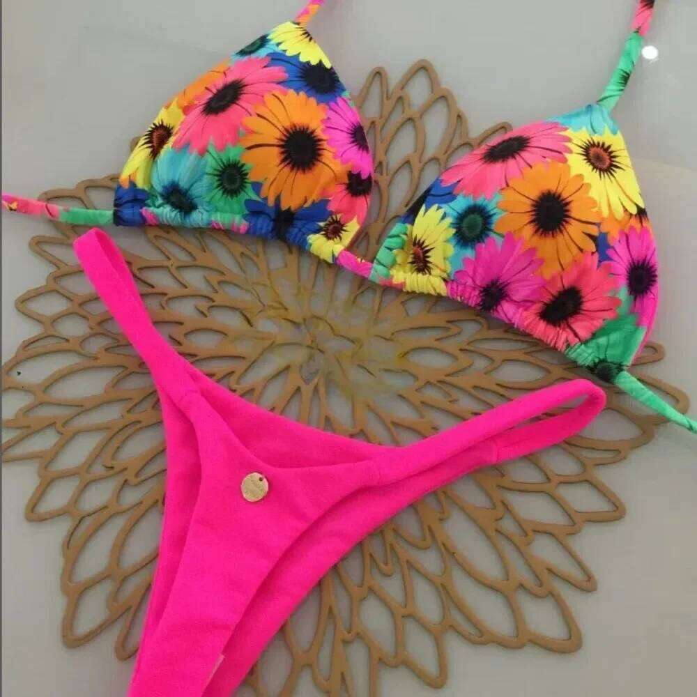 New Bikini Women Sexy Brazil Swimsuit Beach Vacation Swimwear Z260206