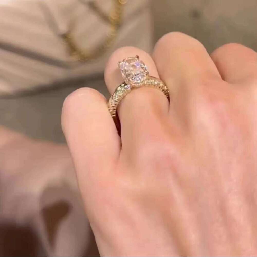 Premium Quality 10K Solid Gold Moissanite Diamond Ring Engagement & Wedding Use Available For Worldwide Supply