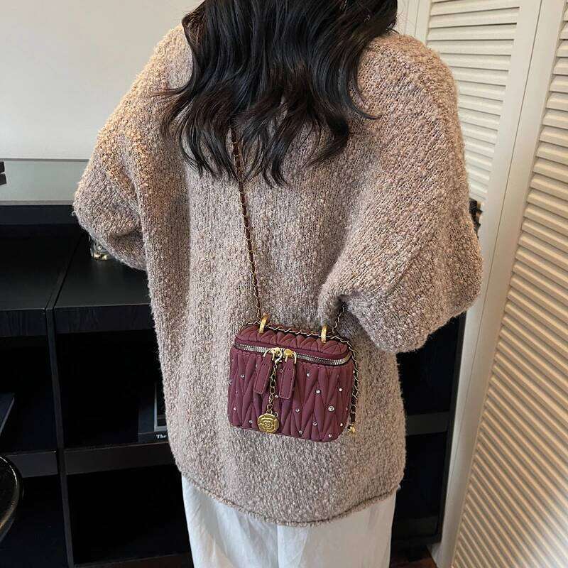 Womens Luxury Leather Classic Stylish Fashion Shoulder Designer Crossbody Tote Bag Elegant Handbag For Daily Modern Outfits Y260205