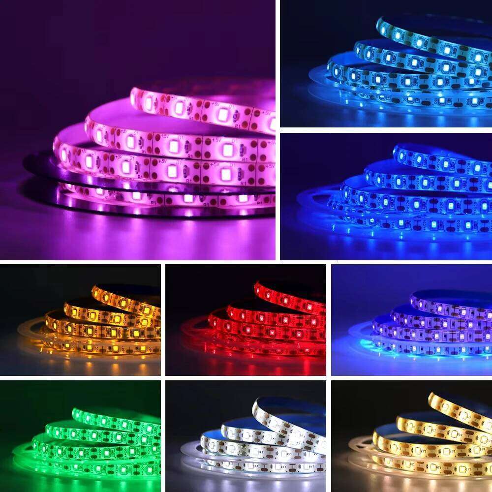 5V USB Strip with Adhesive 2835 60LEDs Flexible LED Tape Waterproof Rope Light for TV Backlight Cabinet Lamp Z260206