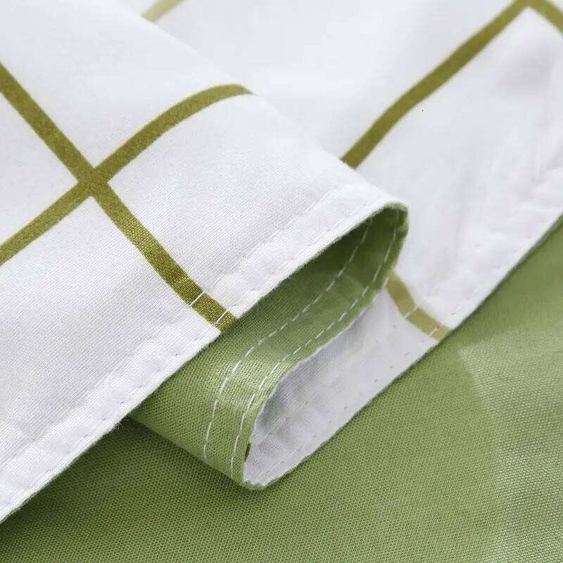 Fashion Soft Large Stripe Bedding Set Nordic Brushed Sheet Duvet Cover Pillowcases Comfortable Bed Linens for All Seasons XJ260206