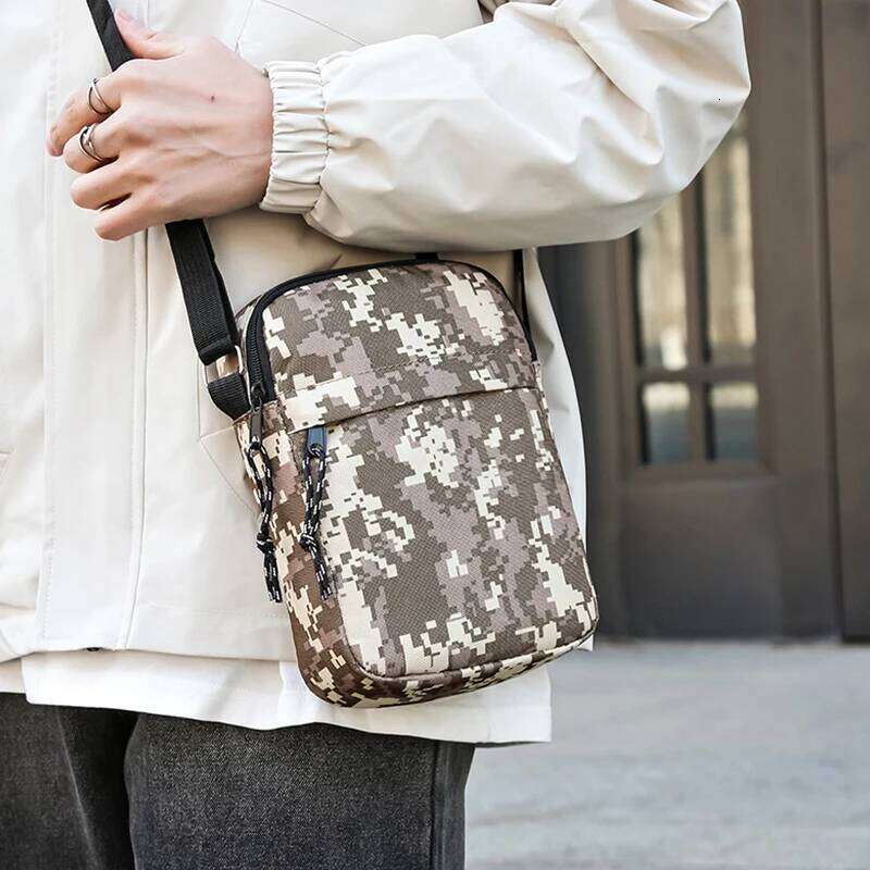 Men's and women's cross-body mini single-shoulder phone bags, camouflage printed designs XJ260129