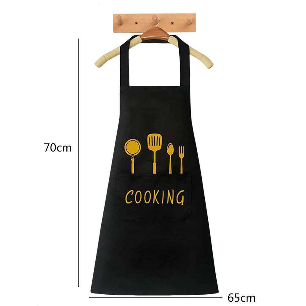 Cooking Home 1Pcs Pvc Girdle New Waterproof And Oilproof Kitchen Aprons For Woman Men Chef Work Apron S260205