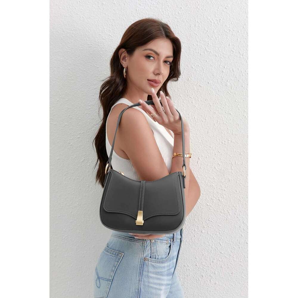 Crescent Shoulder Bag Women Vintage Retro Vegan Leather Clutch Tote Handbags Crossbody Bags Handbag For Women