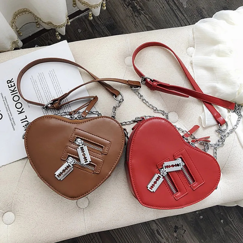 Heart Tote Bag For Women Stone Pattern PU Leather Crossbody Bags Female Small Shoulder Bags Cute Purse Handbags 260129