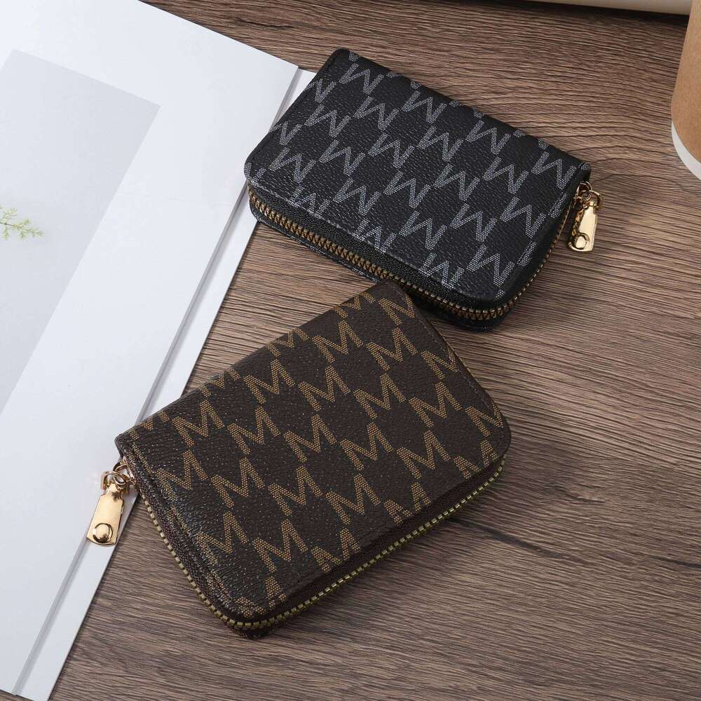 High quality PU leather credit storage bag with simple casual multi card holder, perfect for outdoor, travel, and back Y260206
