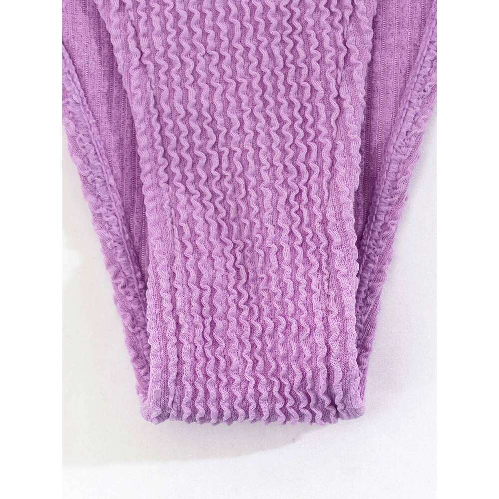 New Fashion Sexy Bikini Solid Swimsuit Women Swimwear Push Up Set Brazilian Bathing Suit Summer Beach Wear Swimming Z260206