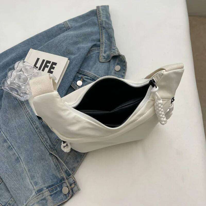 Casual Simplicity plicity Crossbody Summer Candy Color Nylon Female New Large Capacity Fashion Single Shoulder Bag XJ260129