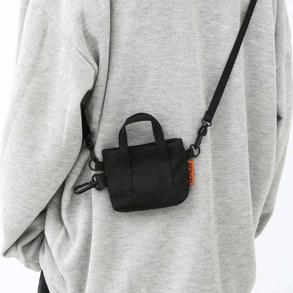 Retro Shoulder Bags Nylon Solid Color Messenger Lady Men Zipper Small Crossbody Bag for Outdoor Running XJ260129