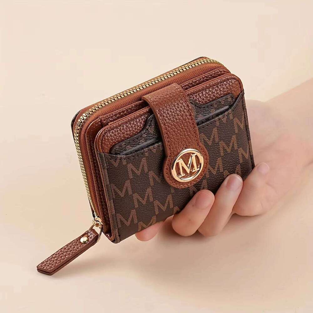 Women's Wallet for Multiple Card Slots, Cash Pocket, Retro Style Mini Purse, Minimalist Charm, Travel Accessory, Daily Y260206