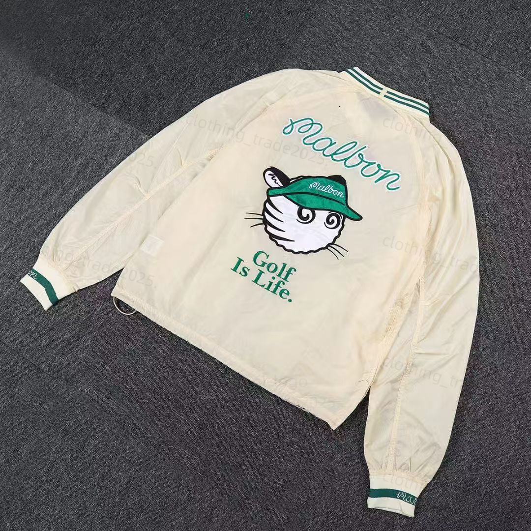 2026 New Men's Hoodies Streetwear Sweatshirt Women Fashion Designer Casual Green Light Cream Spliced Zipper Hoodie Gothic Oversized Malbons Hoodie Jacket 83b