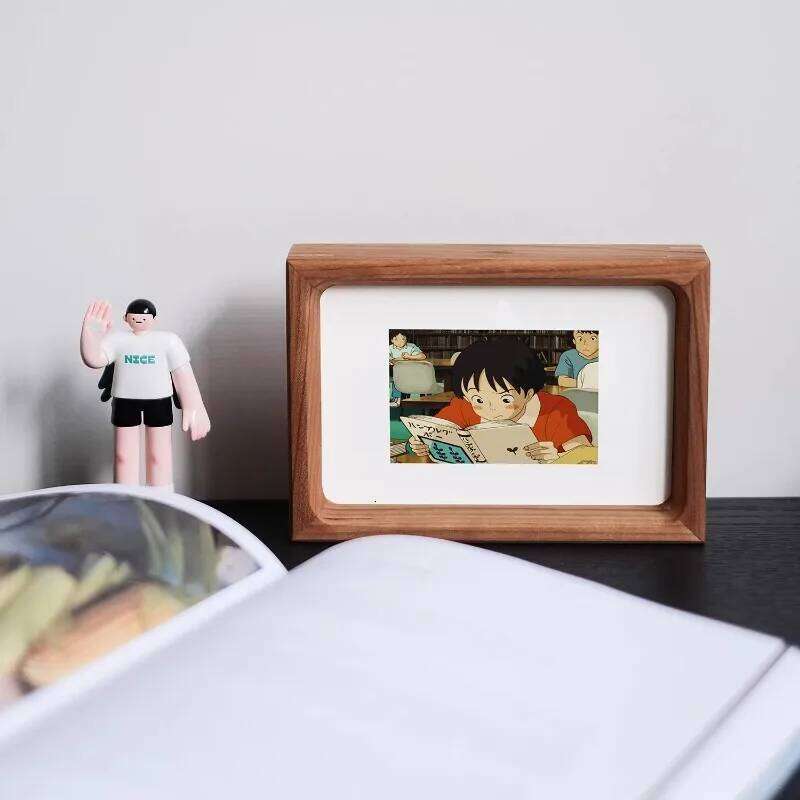 Solid Wood Photo 5/6 Inch Detachable Display Rack High-End Picture Frame for Living Room or Tabletop Home Decoration S260205