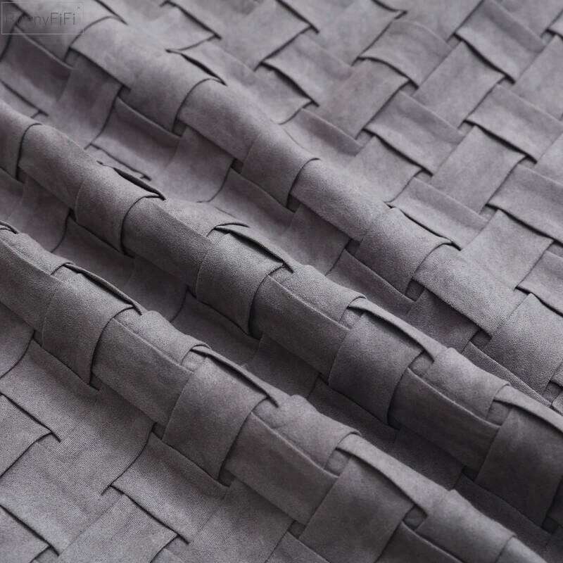 Suede Blue Cushion Faux Soft Home Decorative Navy Pillow Cover Woven Pattern Green 45x45cm/30x50cm