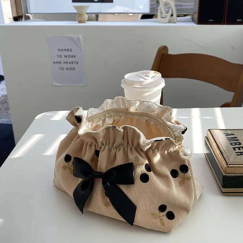 Fashion Women Zipper Makeup Bag Large Capacity Toiletry Travel Organizer Pouch Ladies Printed Make Up Bags Gift Y260206