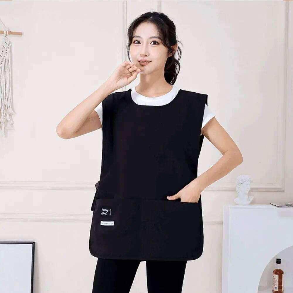 Japanese style restaurant and flower shop waitress craft painting baking cobbler apron for men women Workwear S260205