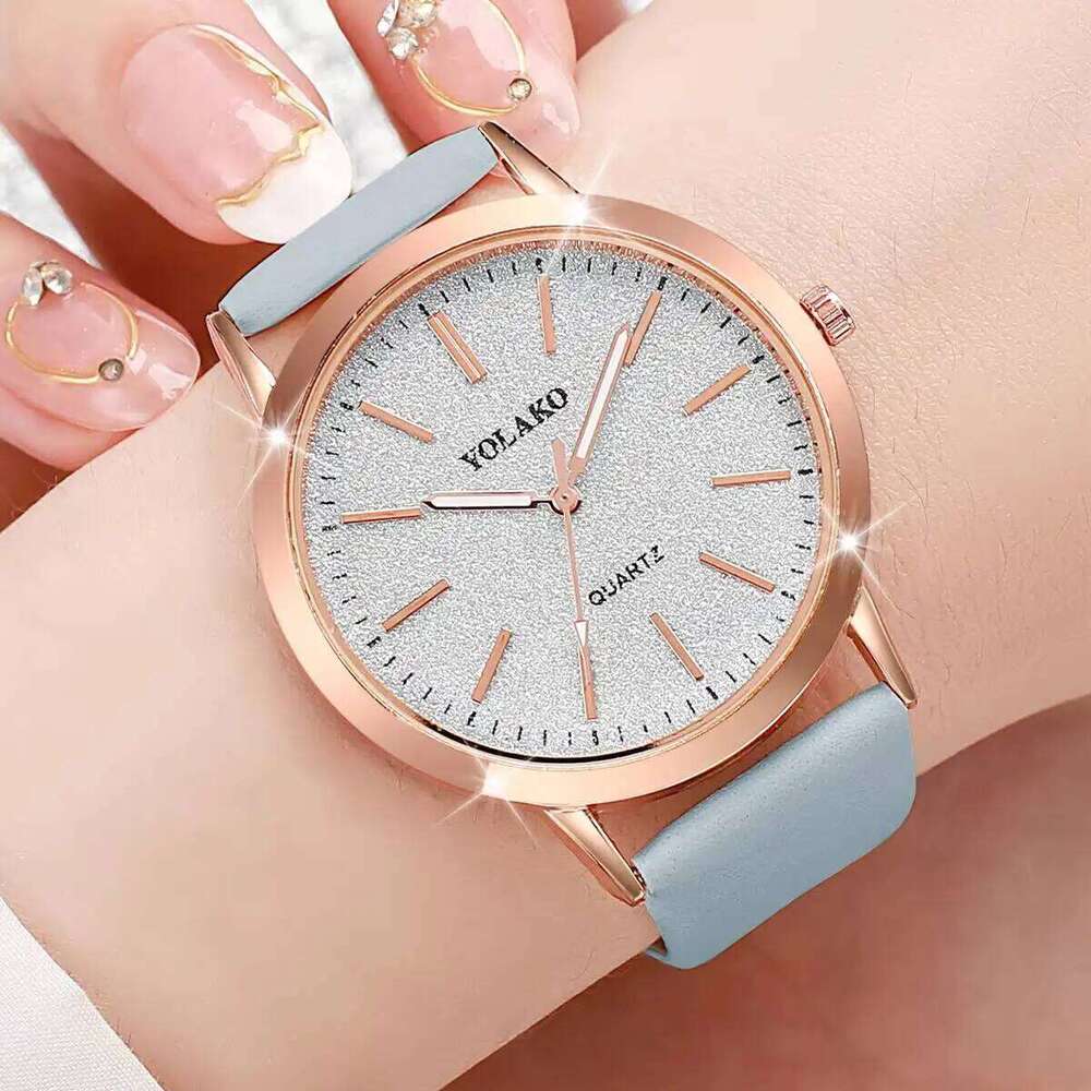Fashion Women Watches Matting Dial Quartz Watch Casual Leather Strap Ladies Wristwatch Reloj Mujer Girls Clock Gift Z260206