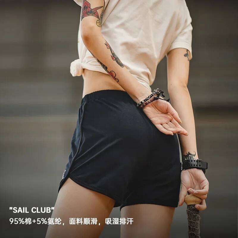 Maden Women's Athletic Running Elastic High Waist Gym Workout Sport Shorts Summer Casual Breathable Short Pants Plus Size XJ260206