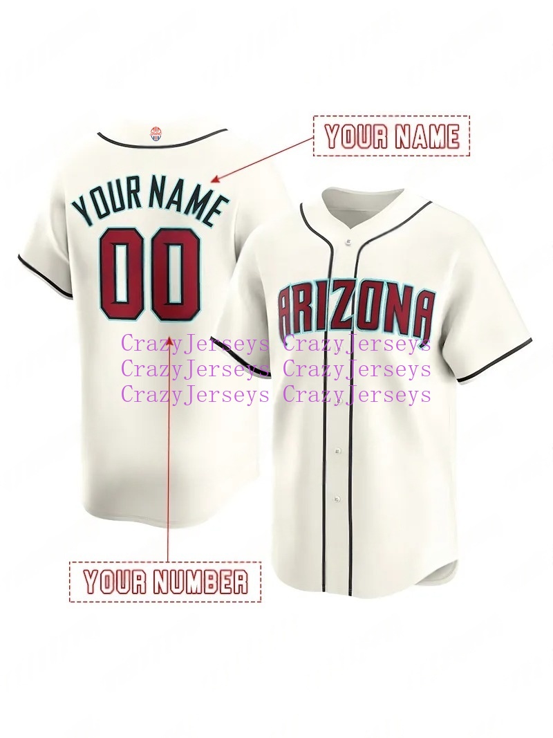 Custom Corbin Carroll Baseball Jersey Ketel Marte Geraldo Perdomo Lourdes Gurriel Jr Crazyjerseys Shxinet
