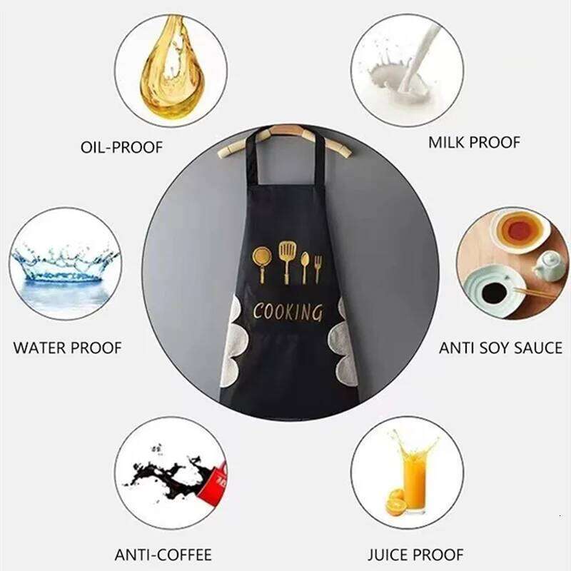 Multipurpose Waterproof Oil Proof for Men Women Wipeable Hands Kitchen Cooking Home Stain Resistant Adjustable Waist Apron S260205 a39