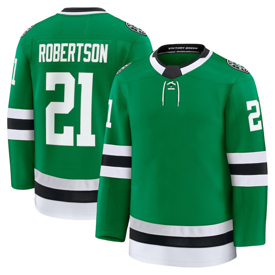 21 Jason Robertson hockey jersey Stars jersey 96 Mikko Rantanen Wyatt Johnston Jake Oettinger Jamie Benn Tyler Seguin Roope Hintz Thomas Harley Esa Li