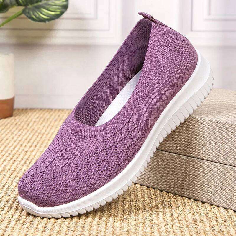 Soft Sole Sneakers For Women Women'S Summer 2025 Sale With Free Shipping Shallow Mouth Lazy Personwomen Shoes