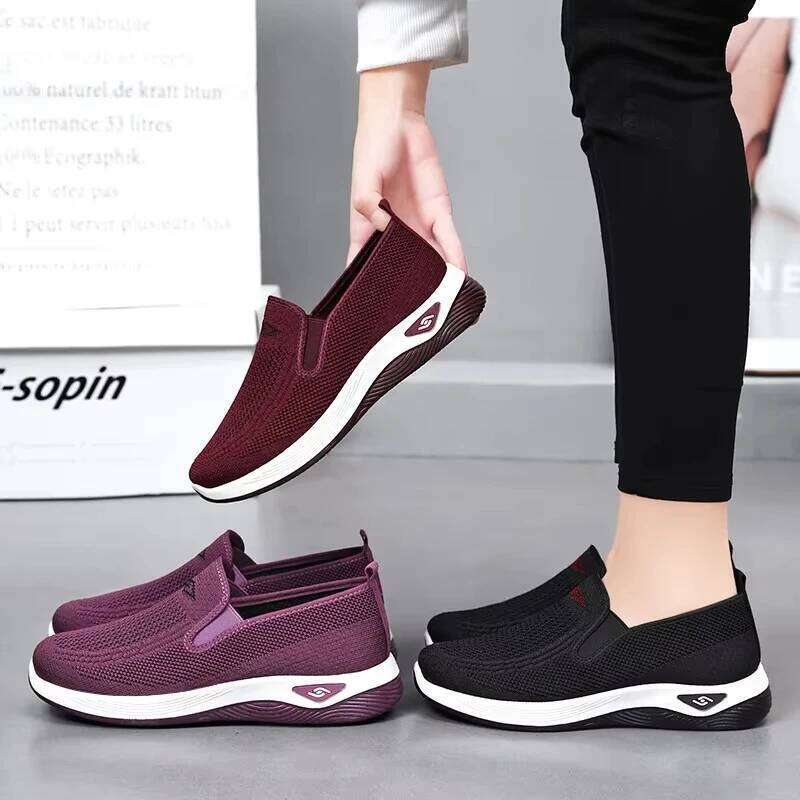 Summer 2025 Lightweight Comfortable Fashionable Casual Sneaker Mesh Breathable Women'S Free Shipping Shoes