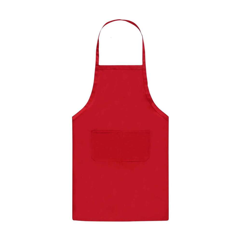 Men Women Plain with Double Pockets Waterproof Cooking Aprons Chef Waiter Barbecue Hairdresser Apron Kitchen Supplies S260205
