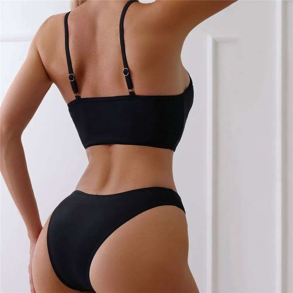 Black Bikini Mujer Sexy Swimsuit Women 2025 Push Up Swimwear Summer New Bathing Suit Brazilian Bikinis Sets Beach Swimming Wear XJ260206
