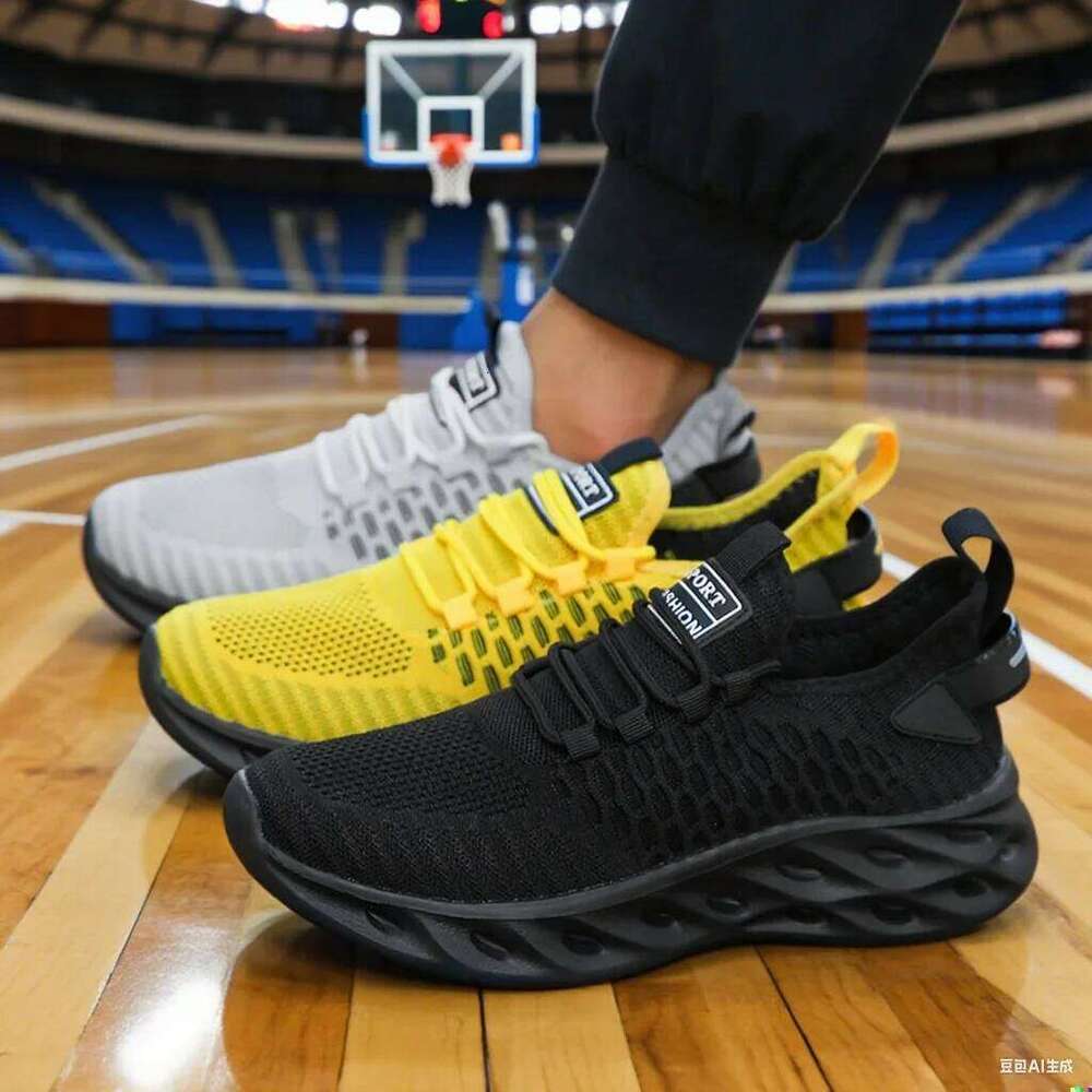 Summer Light Running Innovative Trendy Uppers Street Fashion Sports Shoe Comfortable Non Slip Basketball Shoes for Men