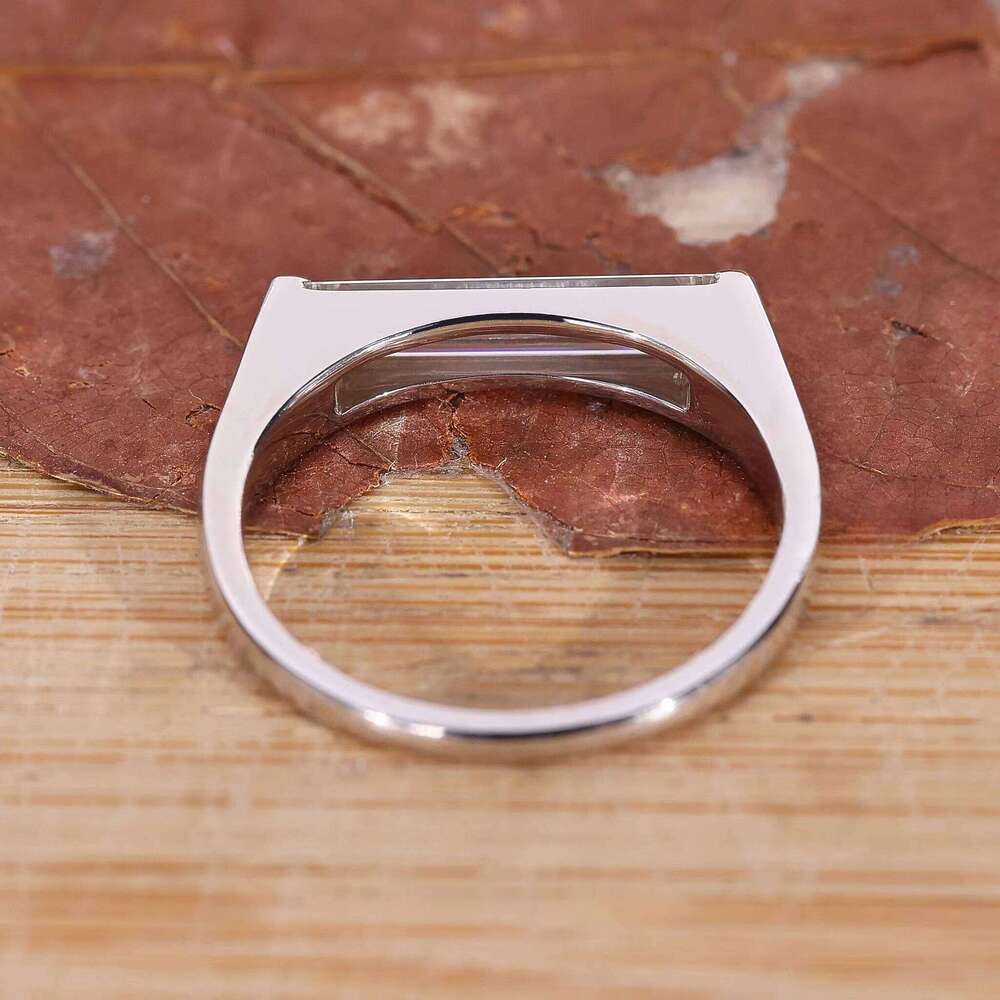 Igi Certified CVD HPHT Lab Grown Diamond 14K/18K Solid Gold Eternity Wedding Match Band Ring For Women/Men Bezel Setting