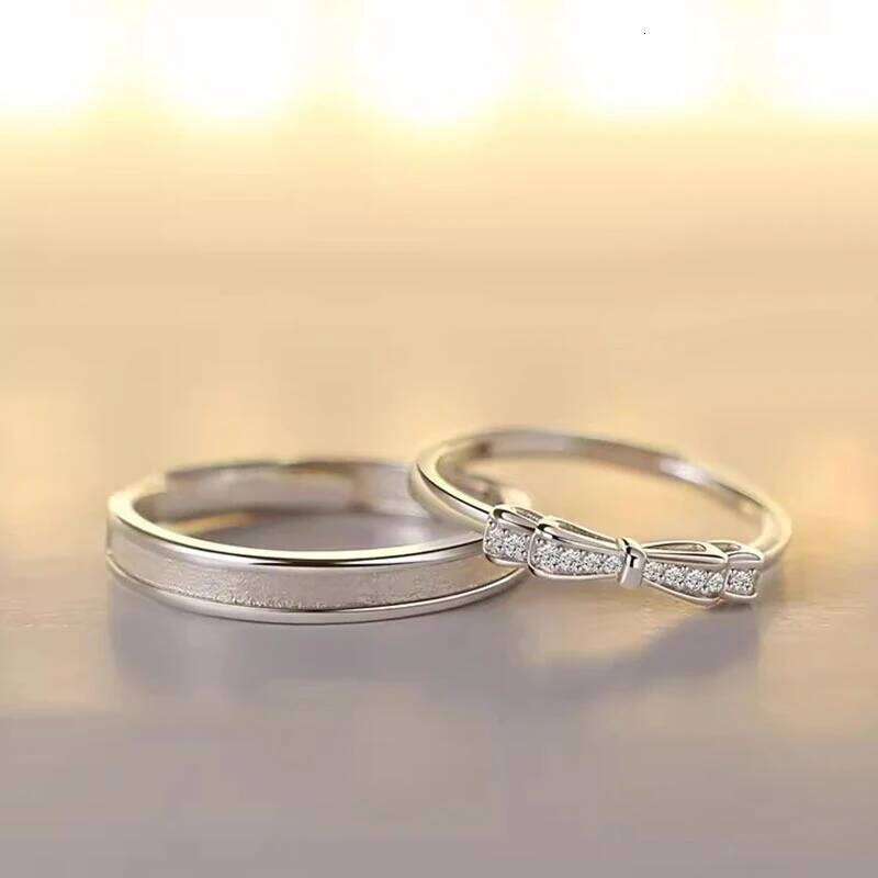 New Silver Stackable Infinite Simple Elegant Stars For Women Original Wedding Ring Jewelry Gift W260206