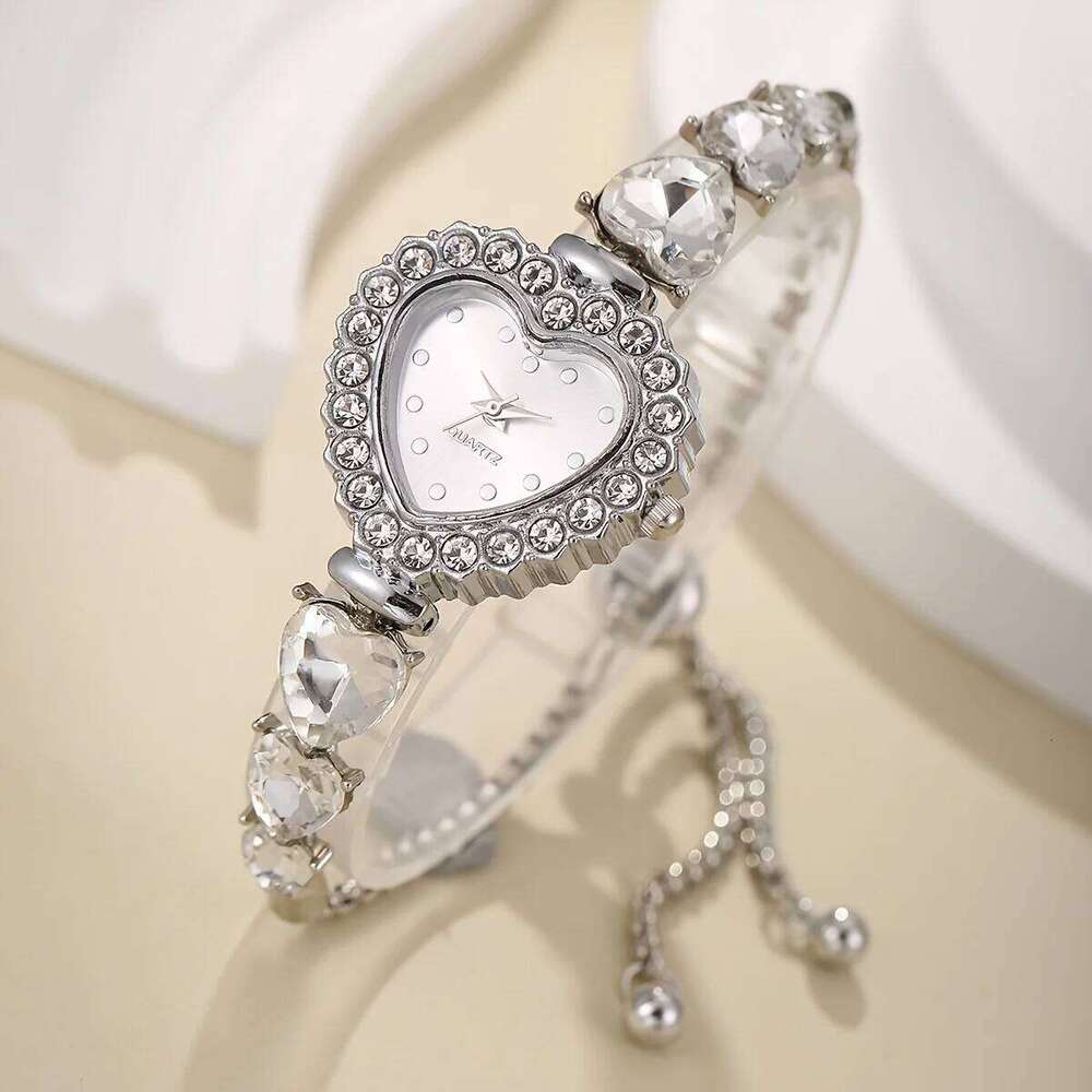 Elegant Women's Quartz Watch Luxury Rhinestone Bracelet Band Wristwatch Reloj Mujer Girls Clock Gift Z260206