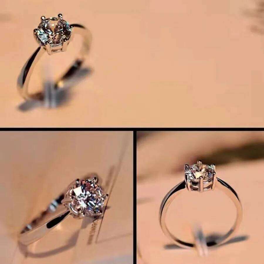 One Pair of Modern Adjustable Promise Couple's With Ring Boxes Jewelry Organizer Storage Box Marriage Rings W260206