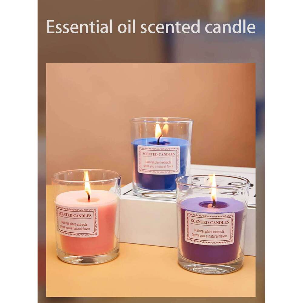 Large romantic smokeless birthday scented candle, creative colourful candlelight for gifts S260205
